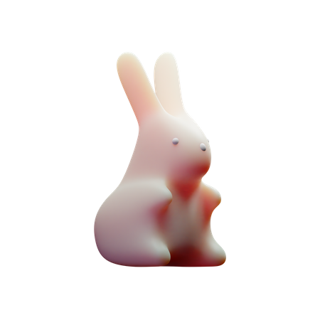 Rabbit  3D Illustration