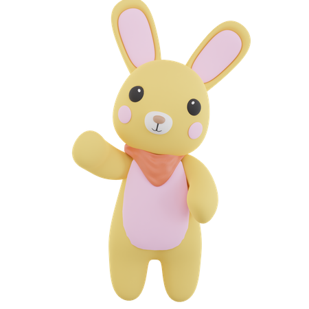 Rabbit  3D Icon