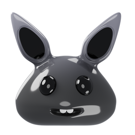 Rabbit Doodle  3D Icon