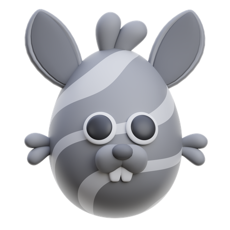 Rabbit Egg  3D Icon