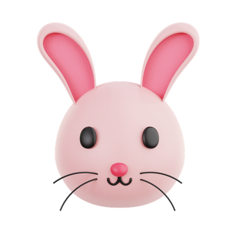 ウサギの絵文字  3D Icon