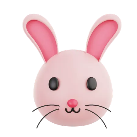 ウサギの絵文字  3D Icon