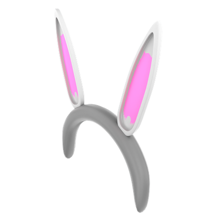 Rabbit Headband  3D Icon