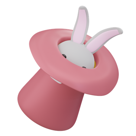 Rabbit Magic  3D Icon