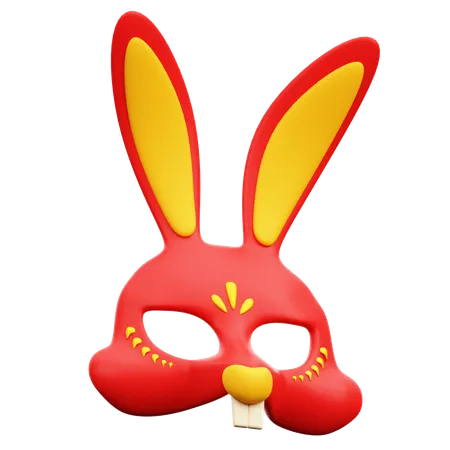Rabbit Mask  3D Icon