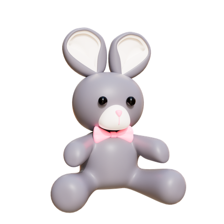 Rabbit Toy  3D Icon