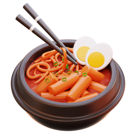 Rabokki  3D Icon