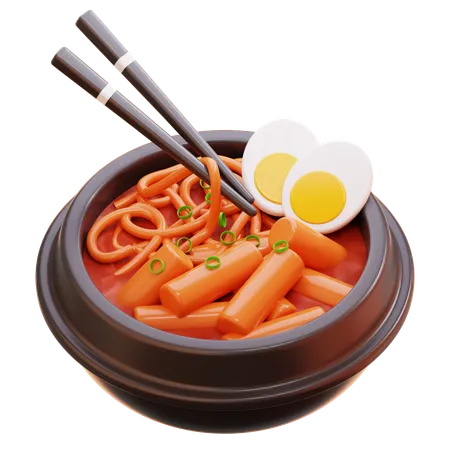 Rabokki  3D Icon