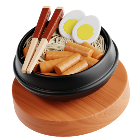 Rabokki  3D Icon