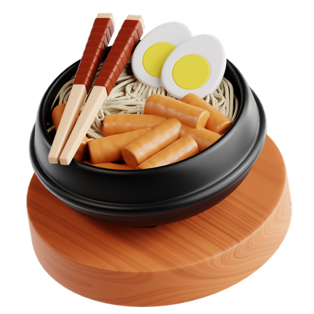 Rabokki  3D Icon