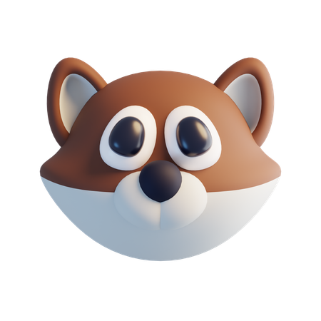 Raccoon  3D Icon