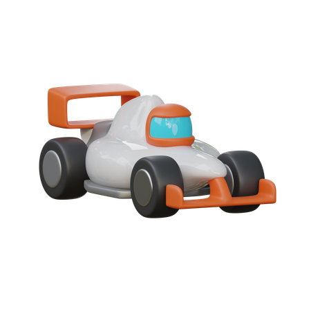 Race Car  3D Icon