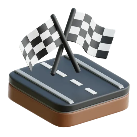 Racing  3D Icon