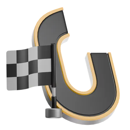 Racing  3D Icon