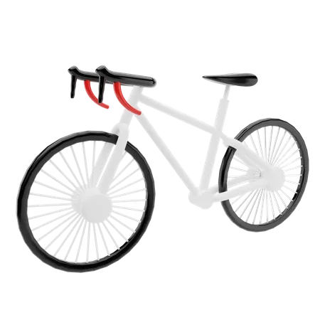 Racing biscycle  3D Illustration