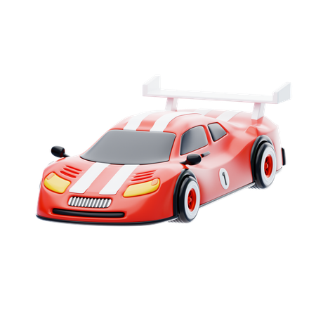 Racing Car  3D Icon