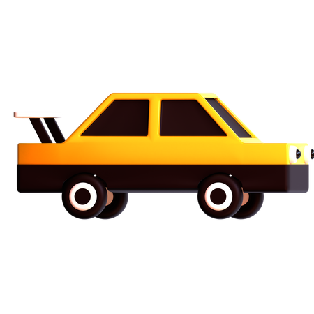 レーシングカー  3D Icon