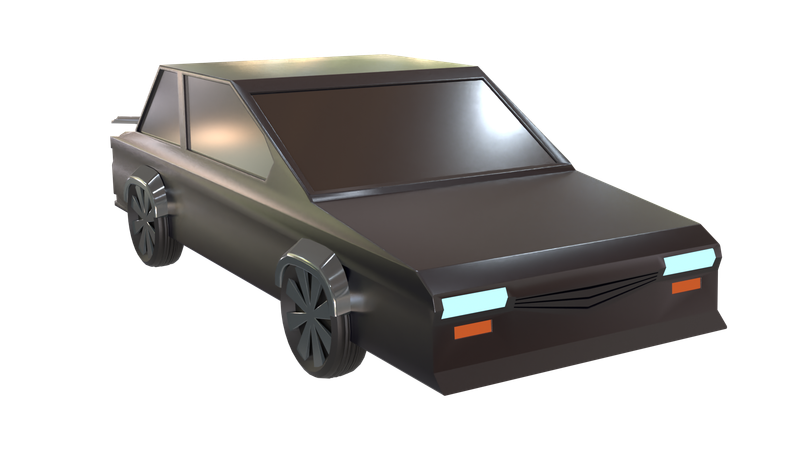 レーシングカー  3D Icon