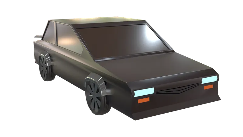 Racing Car  3D Icon