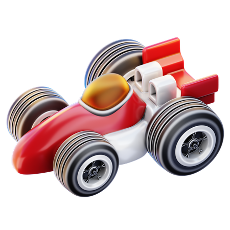 レーシングカーのおもちゃ  3D Icon