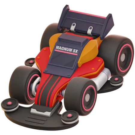 Racing Car Toy  3D Icon