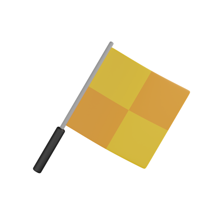 Racing Flag  3D Icon