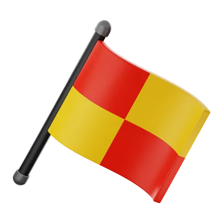 Racing Flag  3D Icon