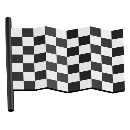 Racing Flag  3D Icon