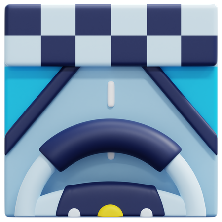 Racing Game  3D Icon