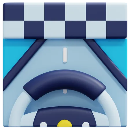 Racing Game  3D Icon