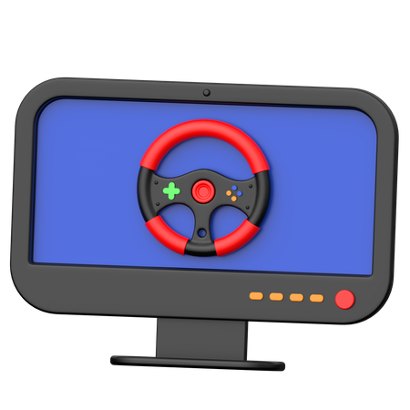 Racing Game  3D Icon