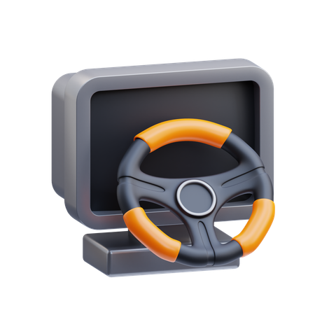 Racing Game  3D Icon