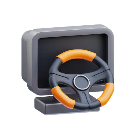 Racing Game  3D Icon