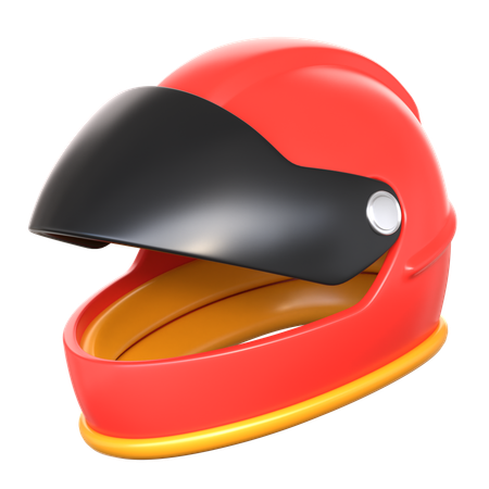 Racing Helmet  3D Icon