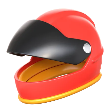 Racing Helmet  3D Icon