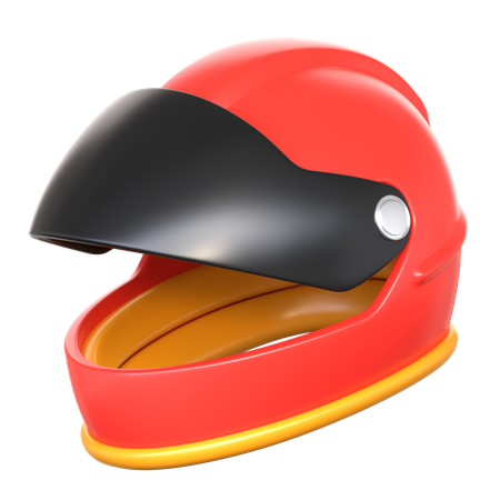 Racing Helmet  3D Icon
