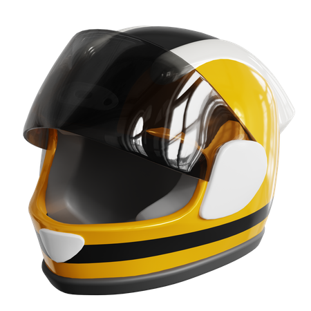 Racing Helmet  3D Icon