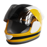 racing helmet 3d logo