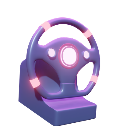 Racing Wheel  3D Icon