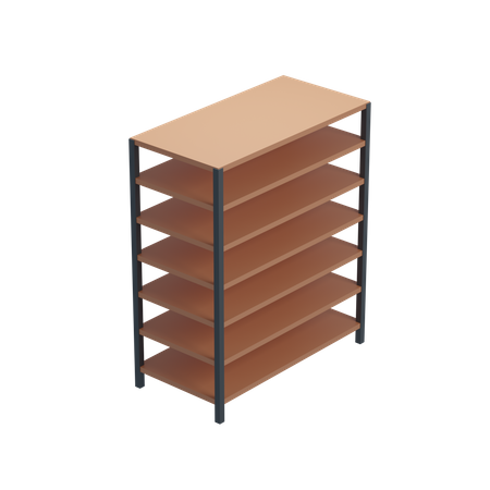 Rack Table  3D Icon