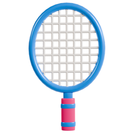 Racket Badminton Action  3D Icon