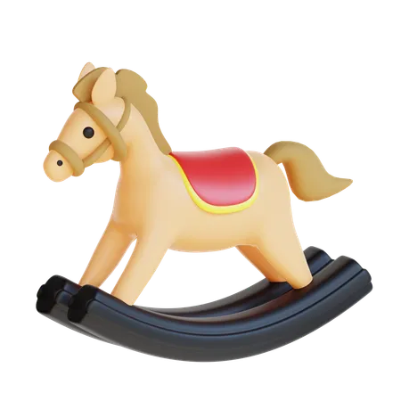 Racking Horse  3D Icon