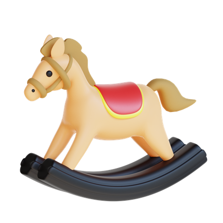 Racking Horse  3D Icon