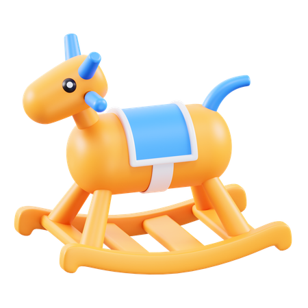 Racking Horse  3D Icon