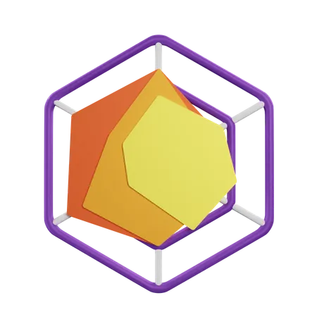 Radar Chart  3D Icon