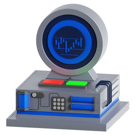 Radar Chart  3D Icon