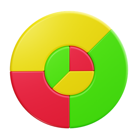 Radar Chart  3D Icon