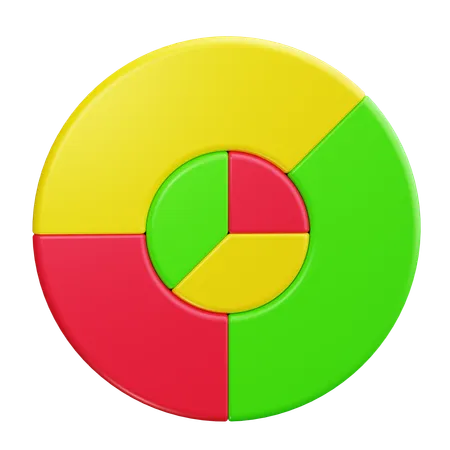 Radar Chart  3D Icon