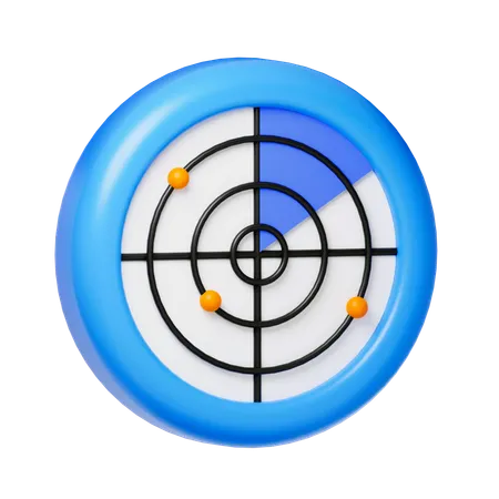 Radar Signal  3D Icon