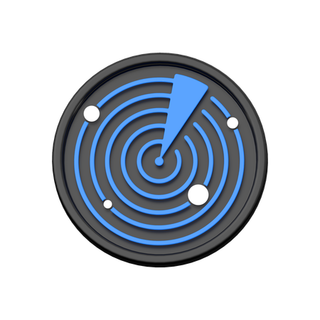 Radar sonar  3D Icon